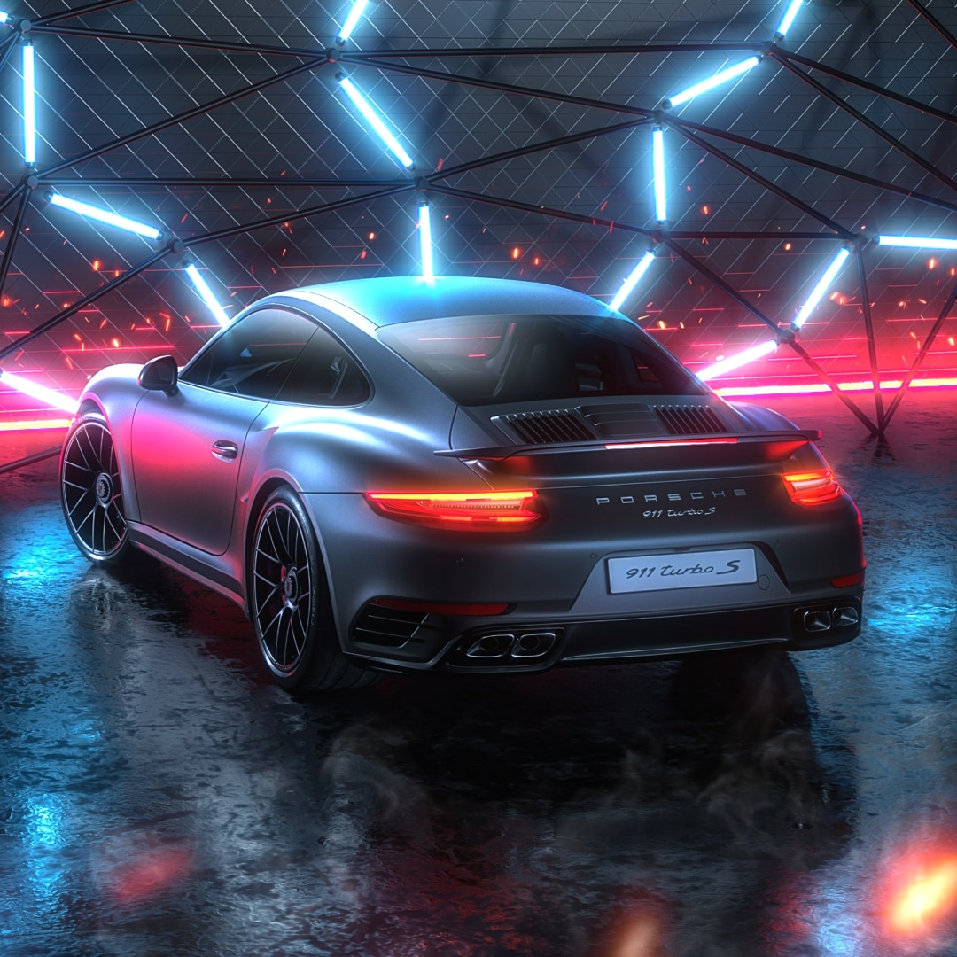 Porsche 911 Turbo S / Audio Responsive Lights