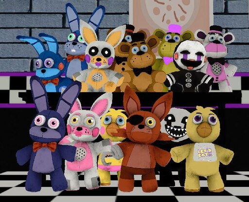 Fnaf store vr plushies