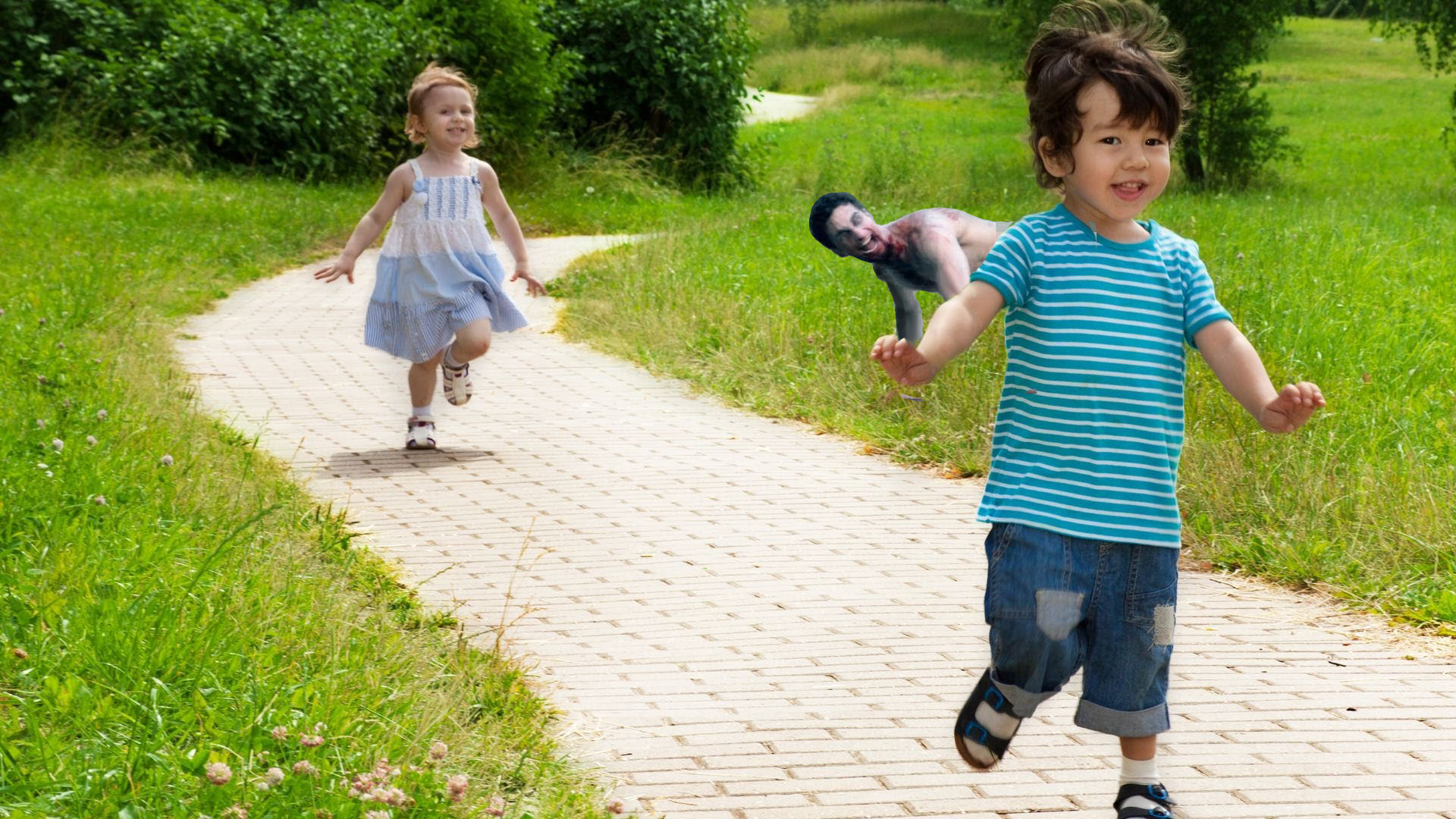 У приличных людей дети не сбегают. Дети бегут. Маленький ребенок бежит. Дети бегают. Мальчик бежит.