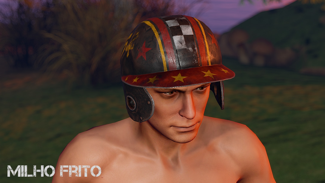 Yellow Racer Helmet thumbnail 2