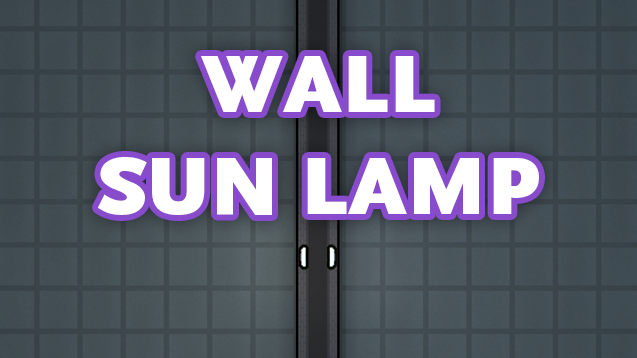 Ferie niveau Lave Wall Sun Lamp - Skymods