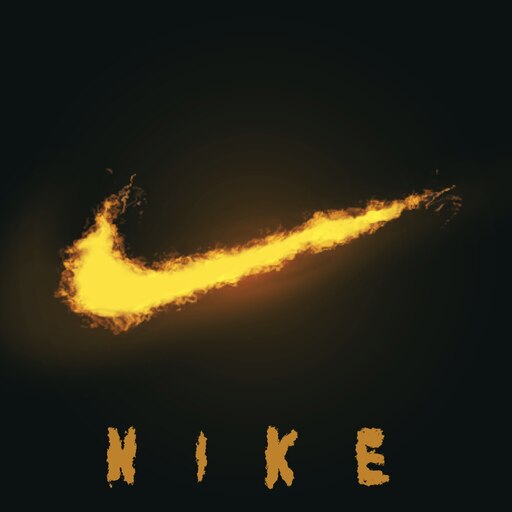 Steam Workshop nike logo fire