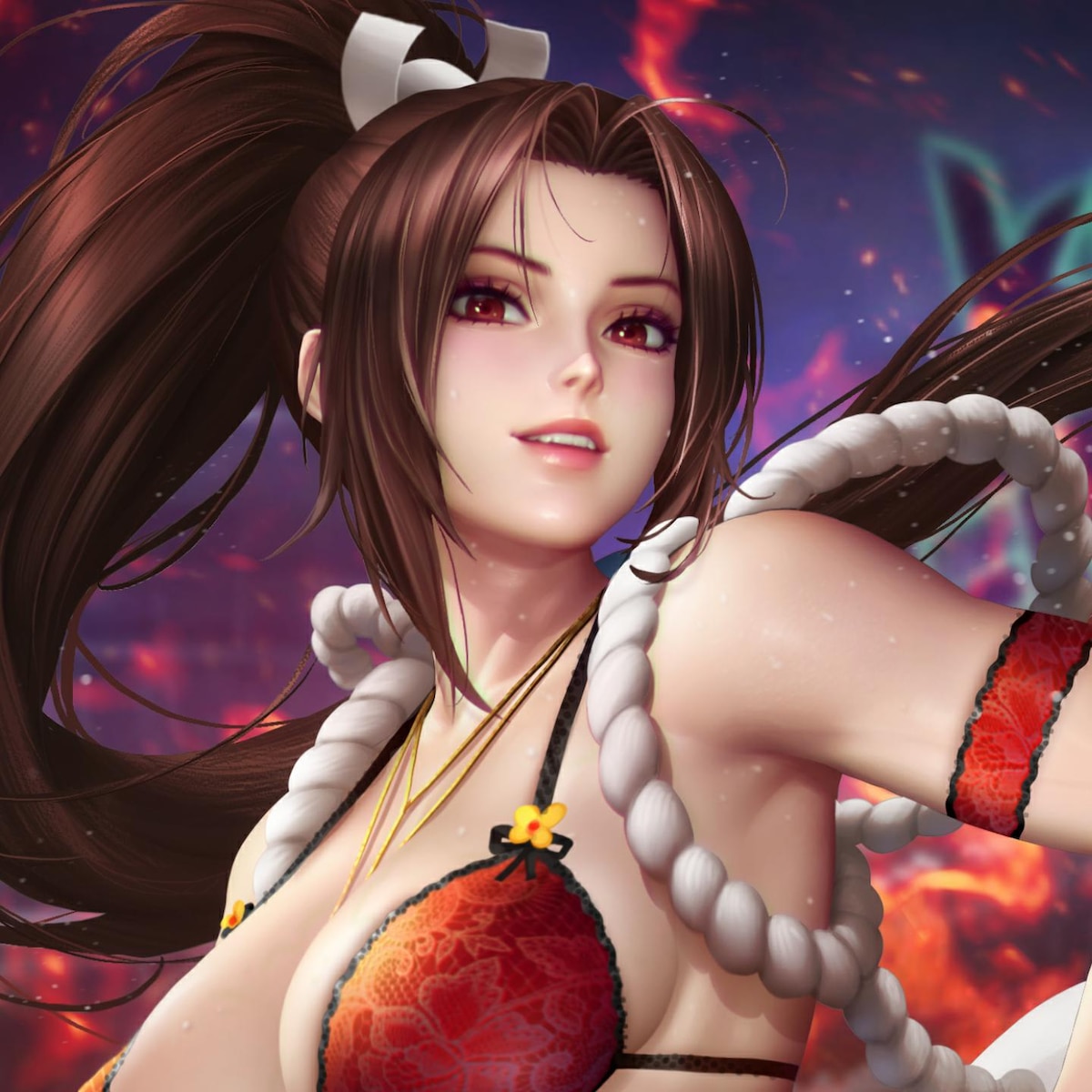 Mai Shiranui / 18+ X-ray / The King of Fighters / NSFW & SFW