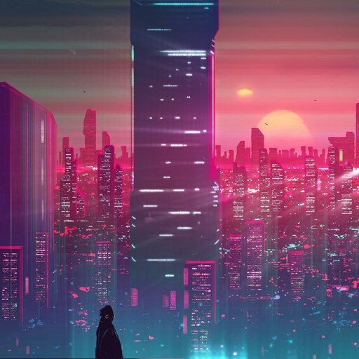 Steam Workshop::Futuristic Violet Skyscrapers