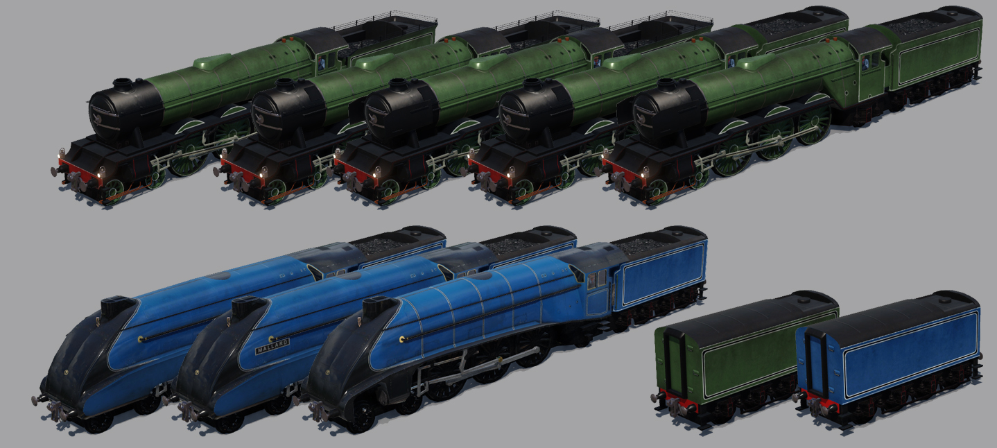 LNER A1/A3/A4 Pacific Expansion & Fixed A4 Animations