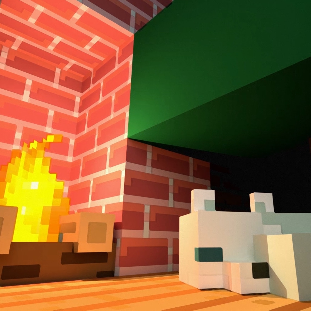 Minecraft Fireplace