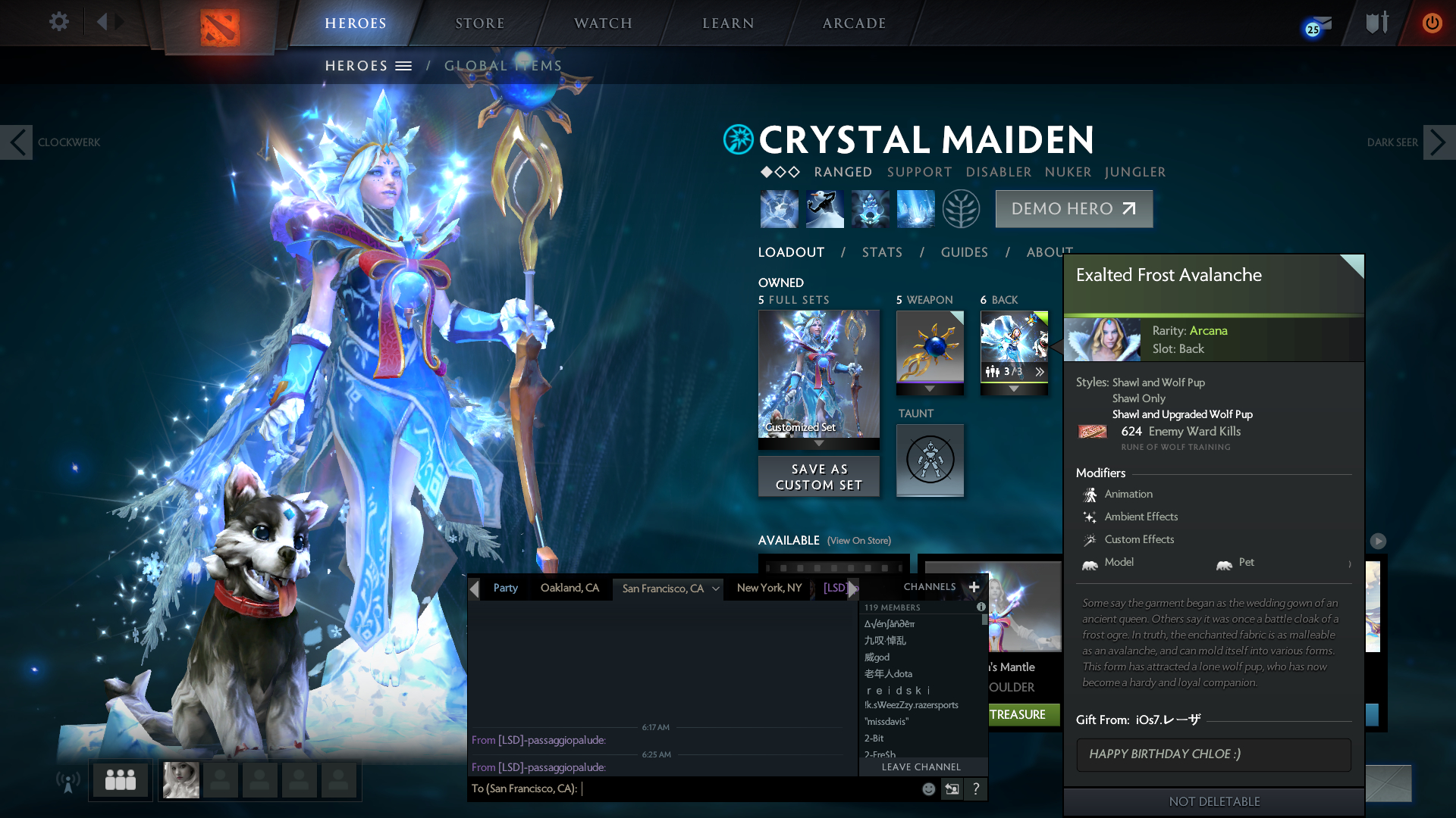 Crystal maiden dota 2 build