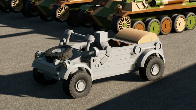 Steam Workshop Gow Volkswagen Kubelwagen - mobile support car crushers 2 beta roblox youtube