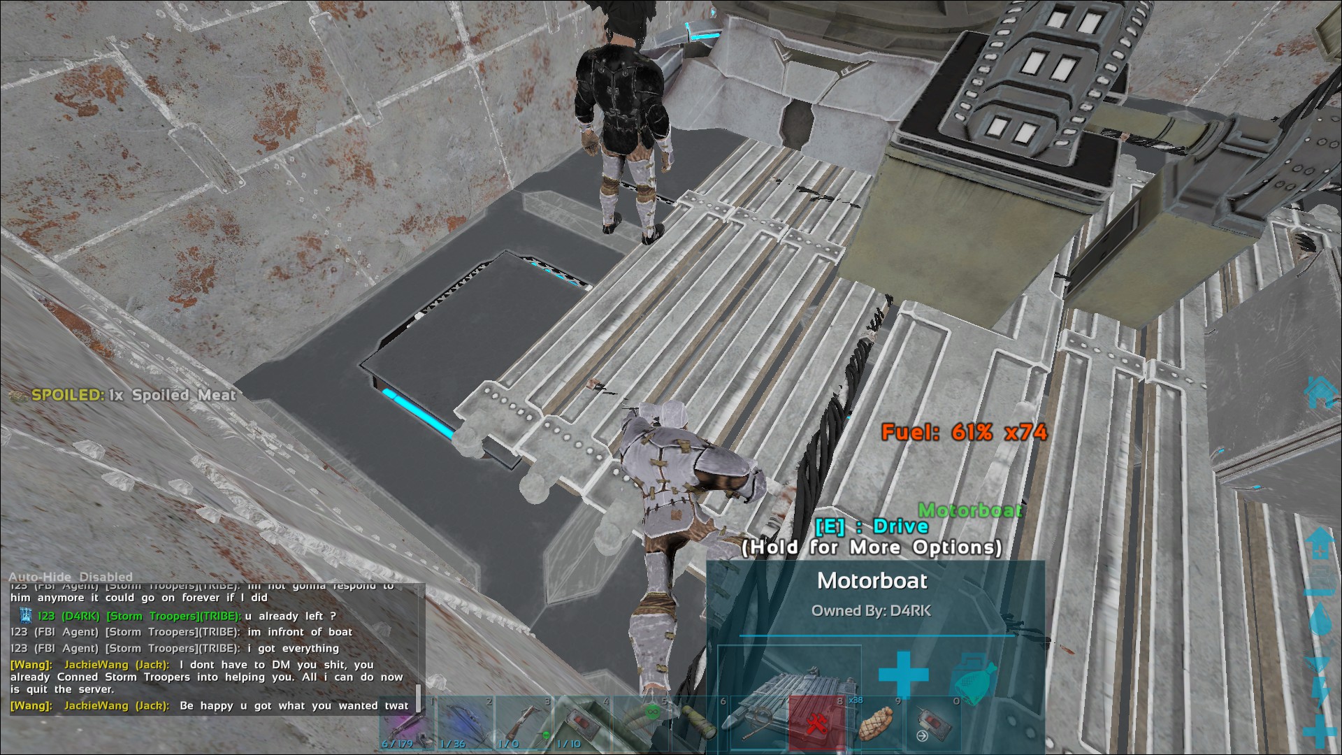 Steam Community Screenshot When A Tribe Owner Kicks You For No Reason And Then Gets Raided Look At That Salt In The Chat