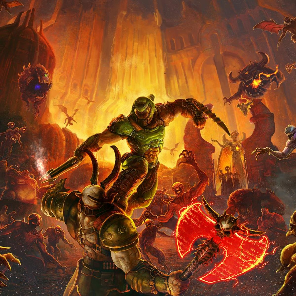 DOOM ETERNAL - Cover art