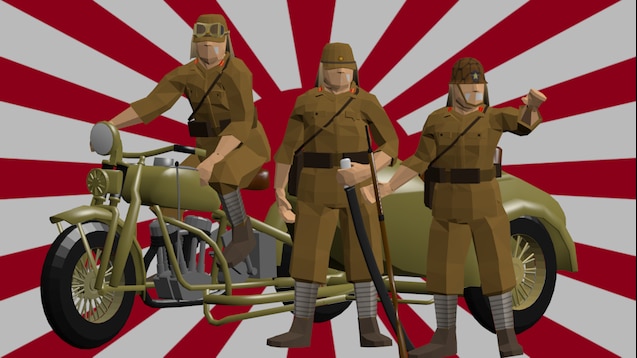 Imperial Japan Skin Showcase - (Noobs in combat Roblox) 