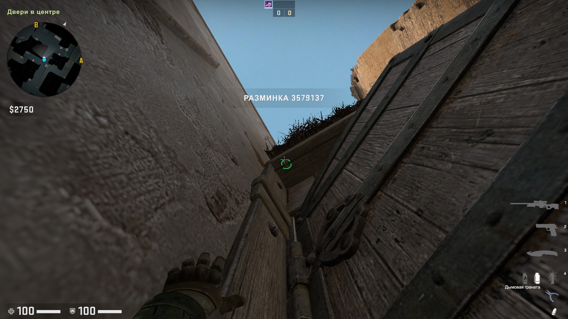 CS:GO защита и атака на карте Dust2