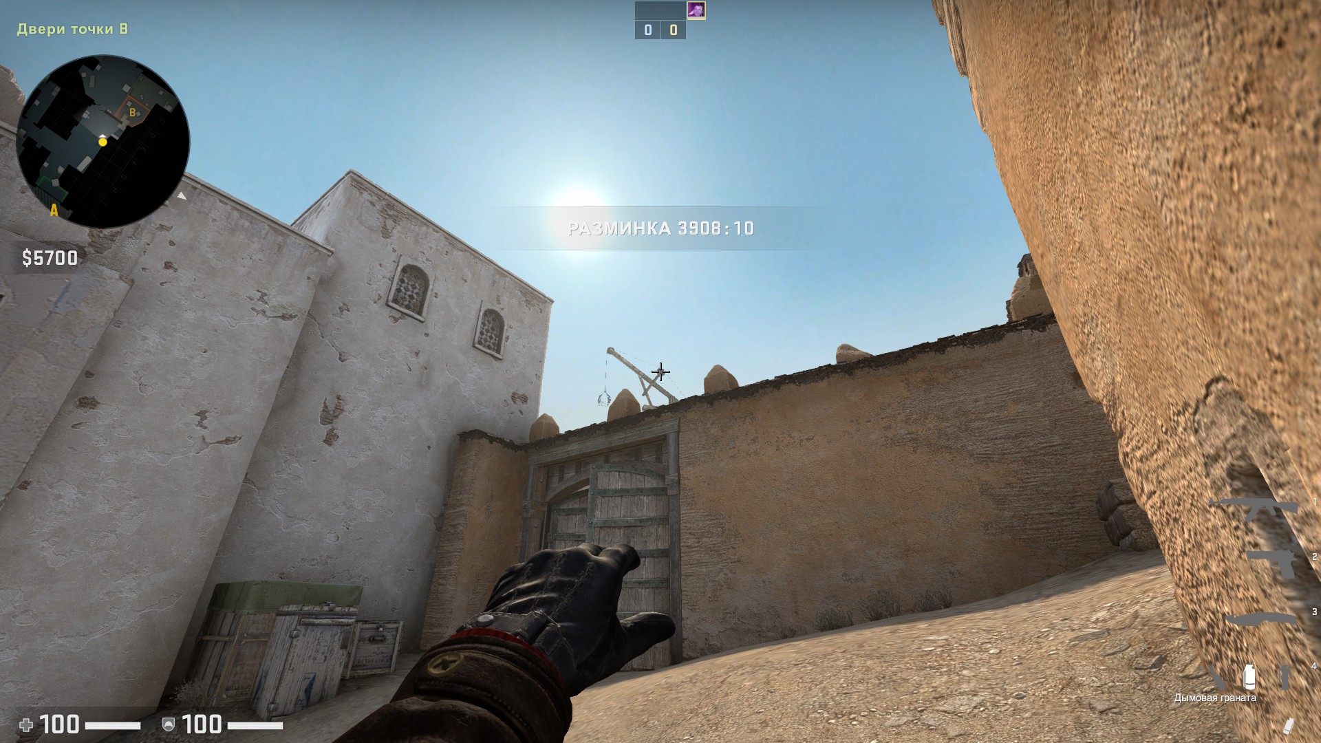 CS:GO защита и атака на карте Dust2