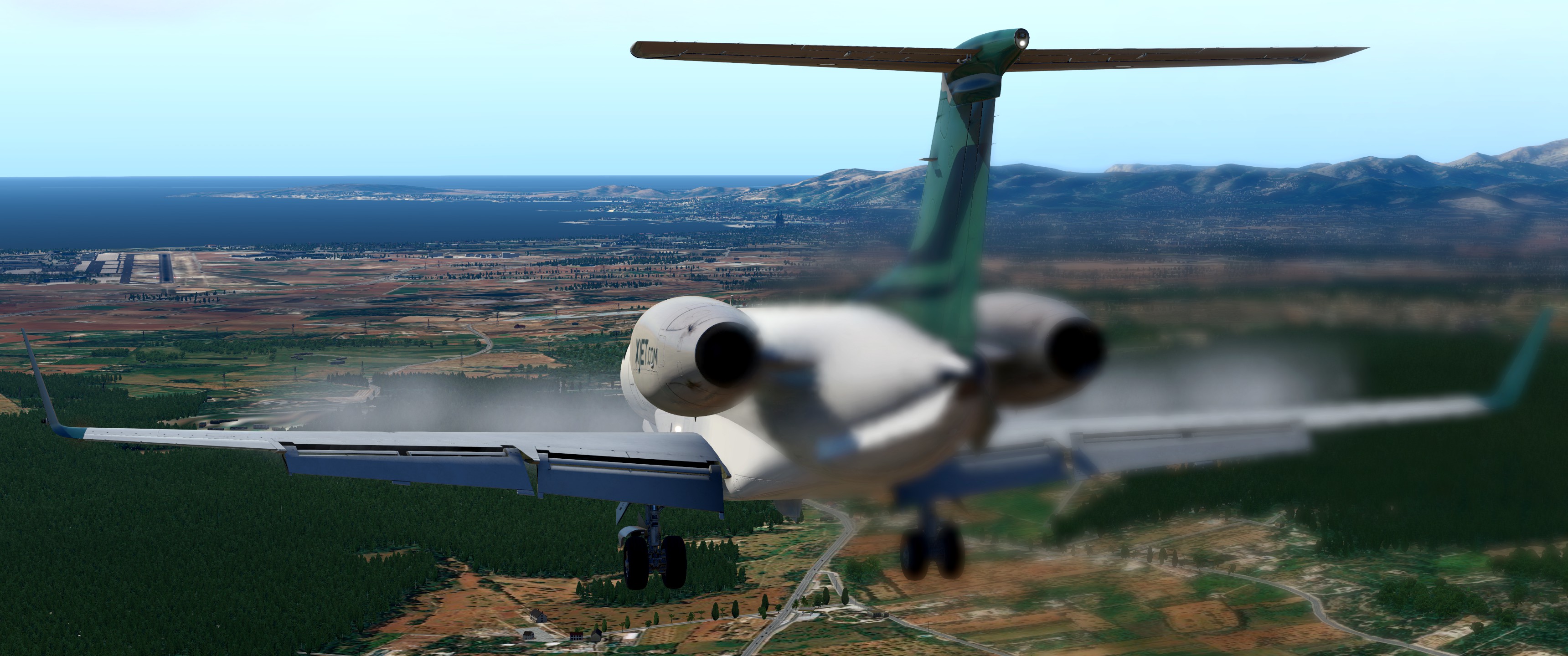 landing rate x plane
