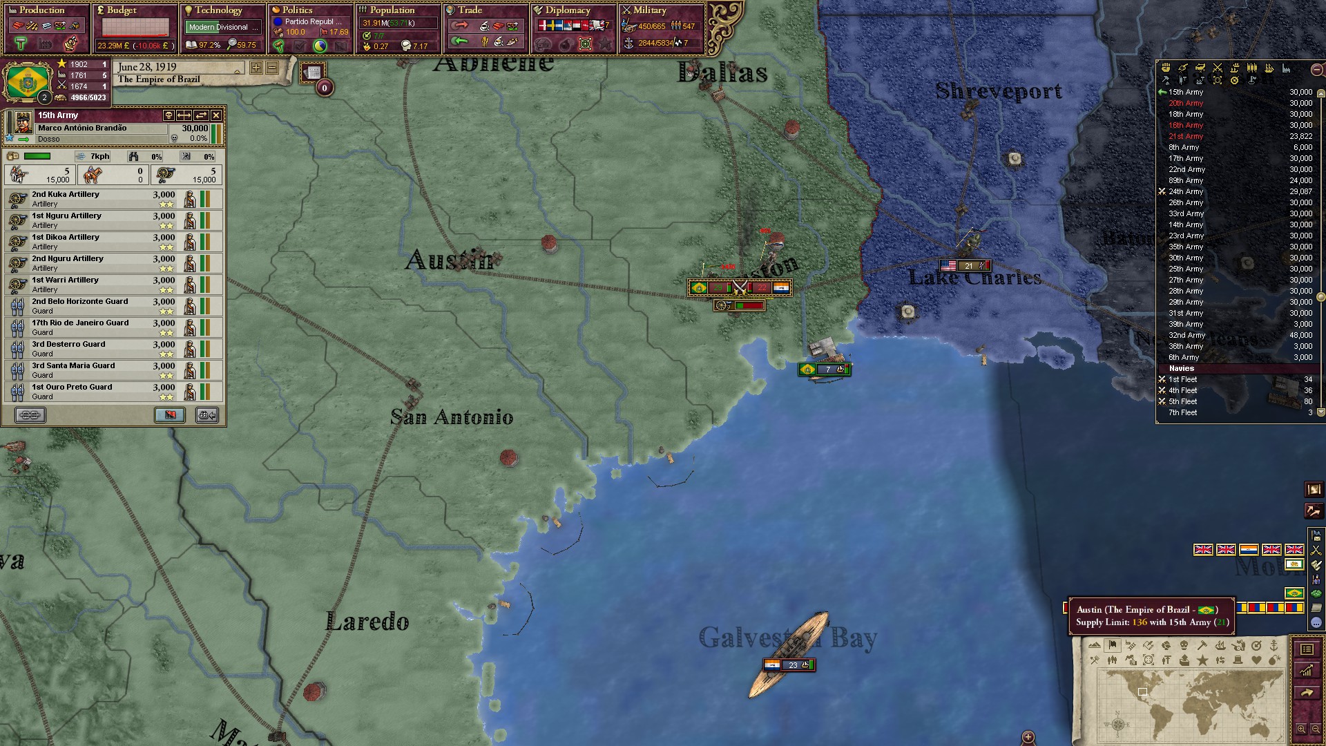 Victoria 2: Brasil Gameplay MOD HFM. | Page 2 | Fórum Outer Space - O ...