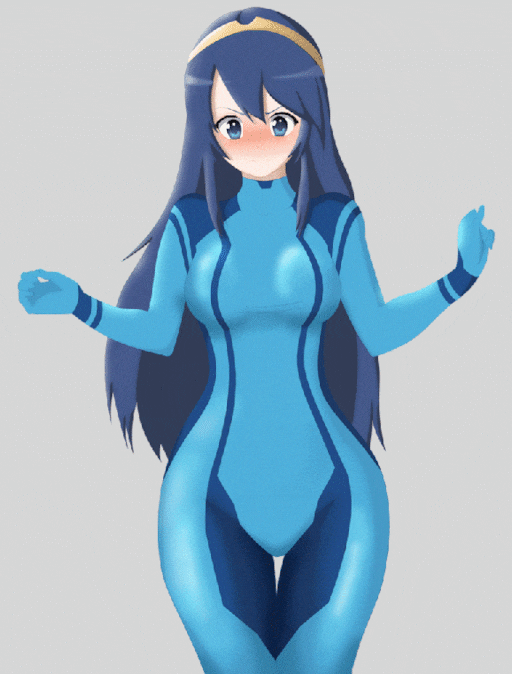 Comunidad Steam :: :: Lucina Zero Suit Boob Inflation GIF | Body Inflation