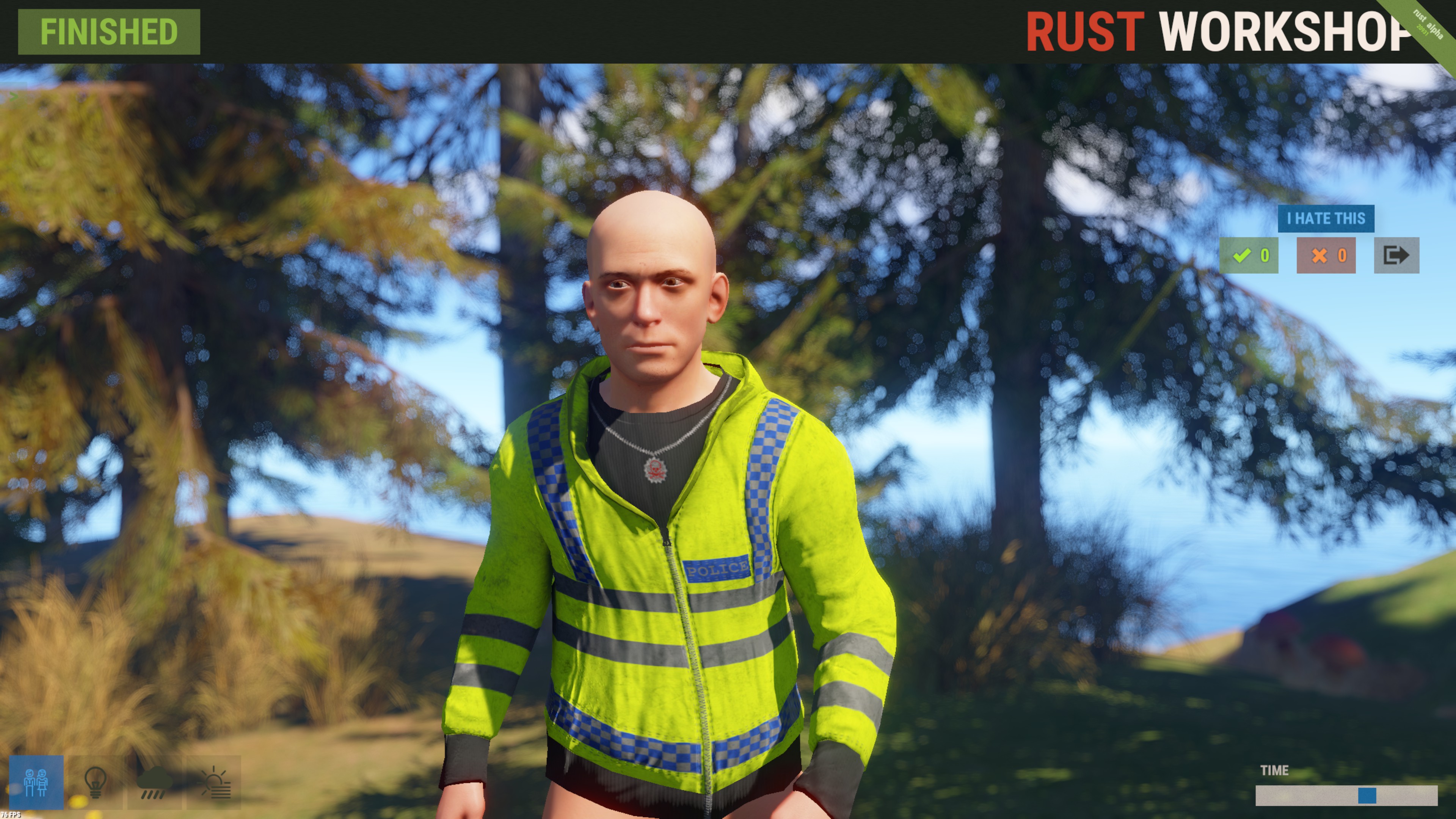 Yellow Police Jacket thumbnail 6