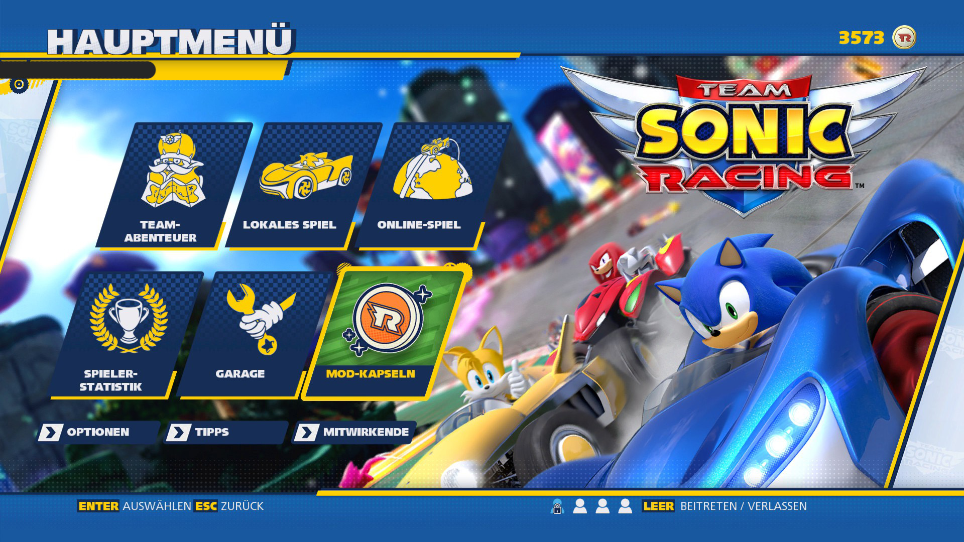 Team Sonic Racing Characters, Teams And Types: Speed, Power And