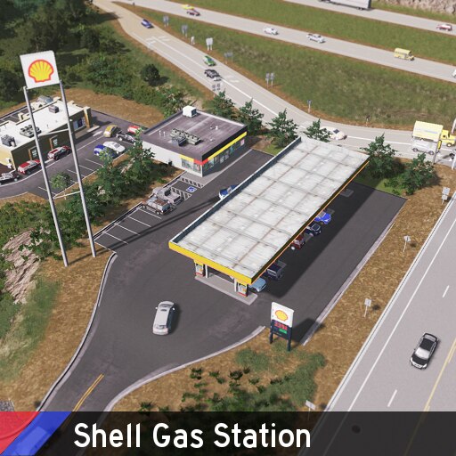 Steam Workshop Shell Gas Station Rico - realistic shell gas pump roblox