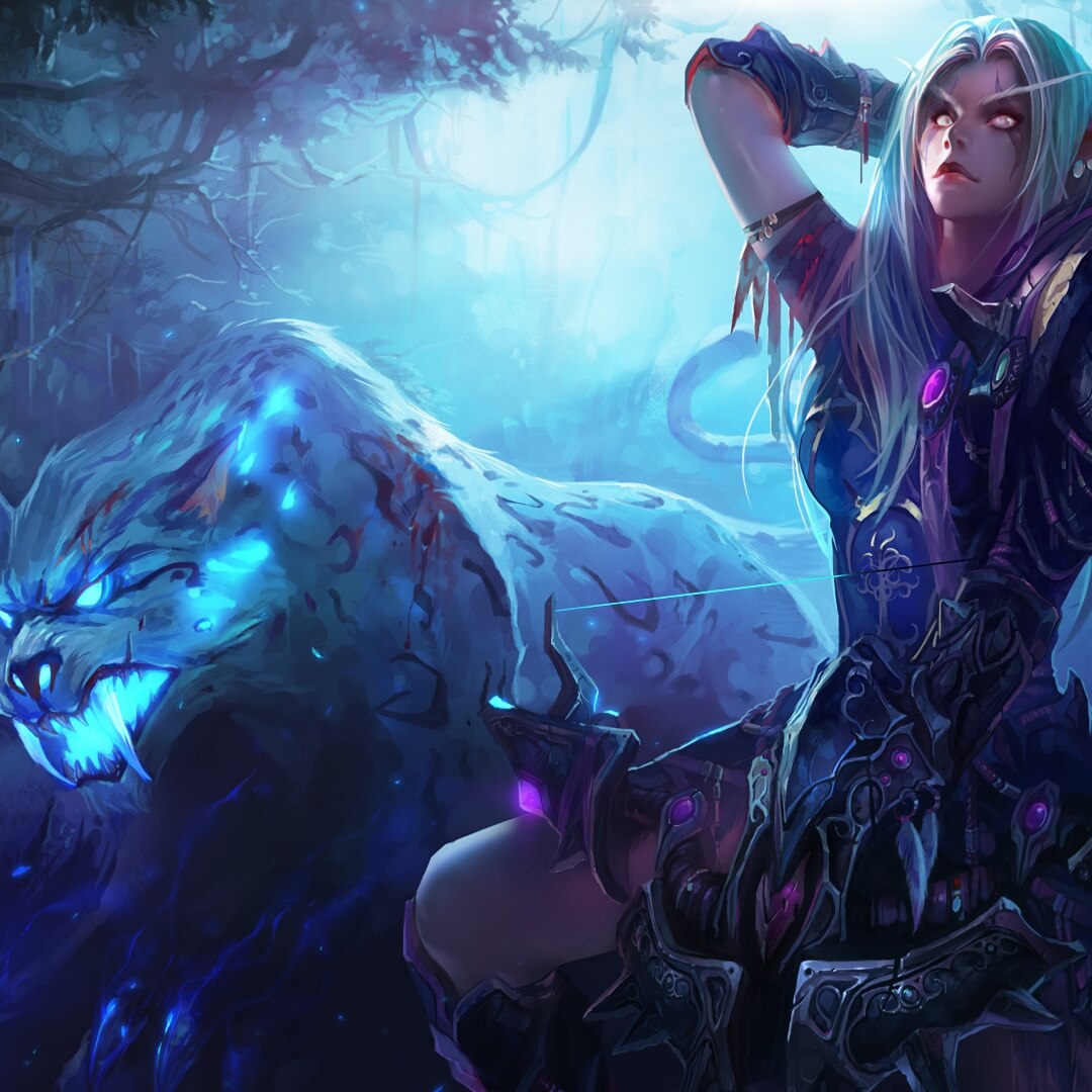 [Animated] World of Warcraft - Night Elf