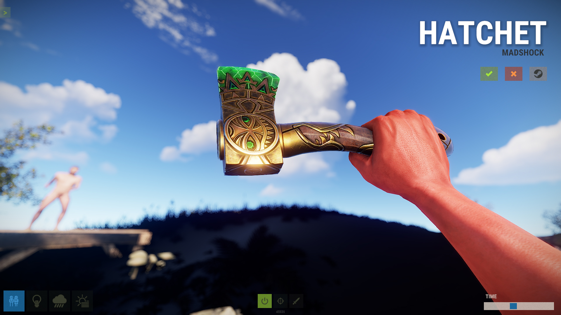 Emerald Relic Hatchet thumbnail 5
