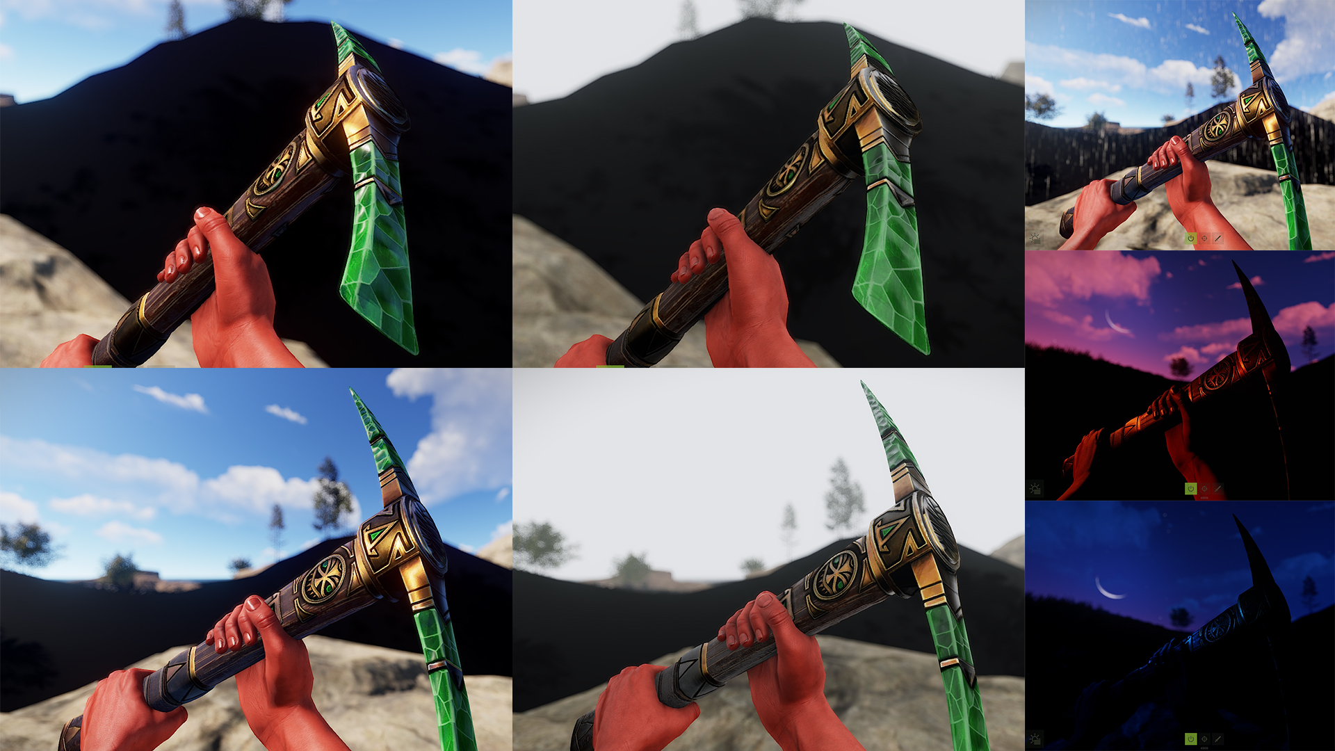Emerald Relic Pick Axe screenshot 1