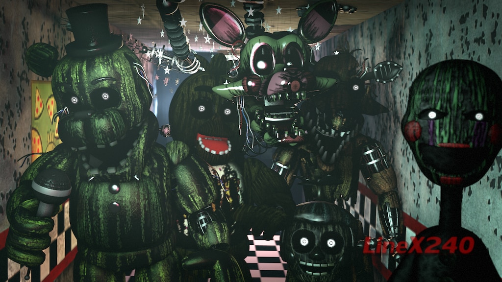 steam toplulugu sfm fnaf3 phantom animatronics v 2