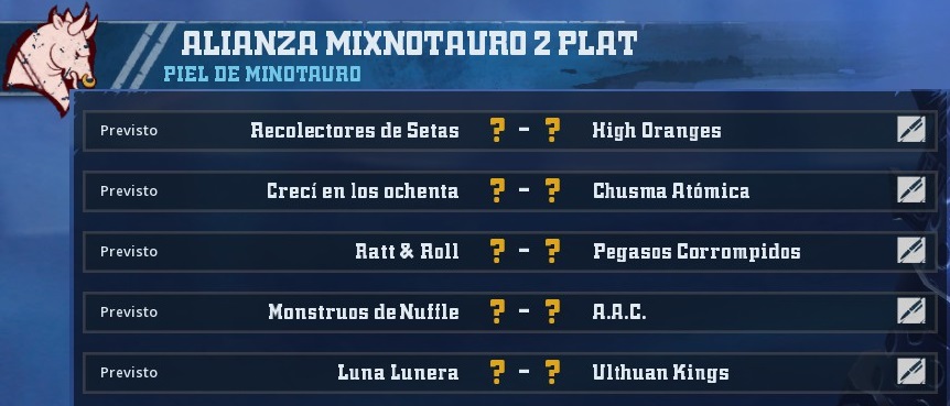 Liga Alianza Mixnotauro 2 - División Cuerno de Plata /Jornada 4 - hasta el domingo 16 de junio 1D4720A49D119B7E34E5A1B00148DA76F9F619CD