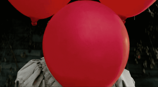 Дали шары. Летающий красный шарик оно. Оно лопает шар. Оно с шариками музыка из фильма.