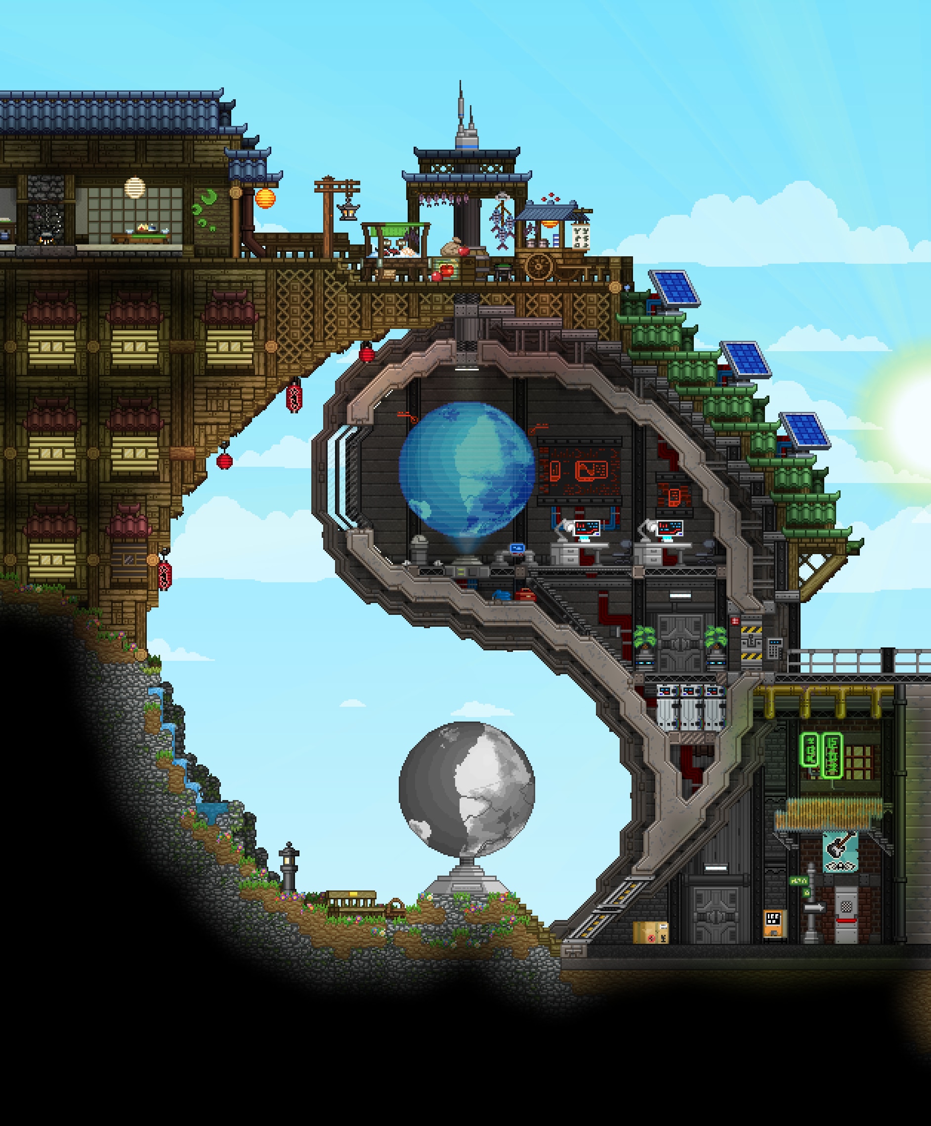 new to terraria (not just the mod I mean the game) just beat mech