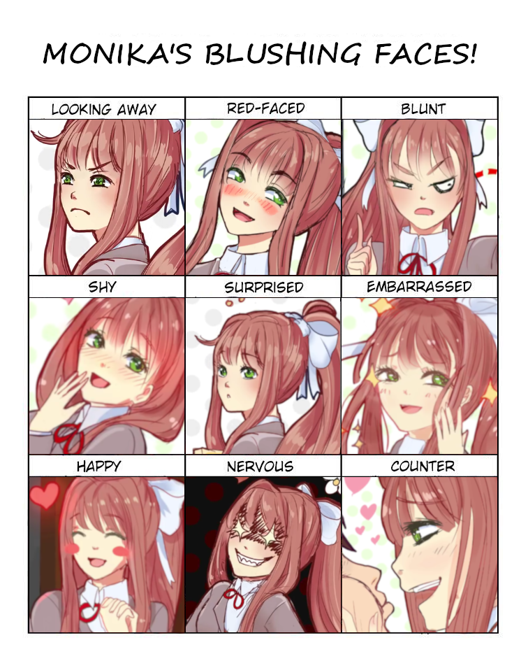 Winking Facial Expressions · Issue #1063 · Monika-After-Story/MonikaModDev  · GitHub