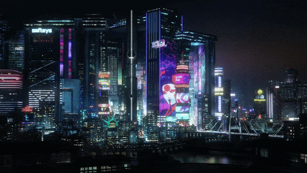 Cyberpunk City Gif & More by 40✨ : r/Cyberpunk