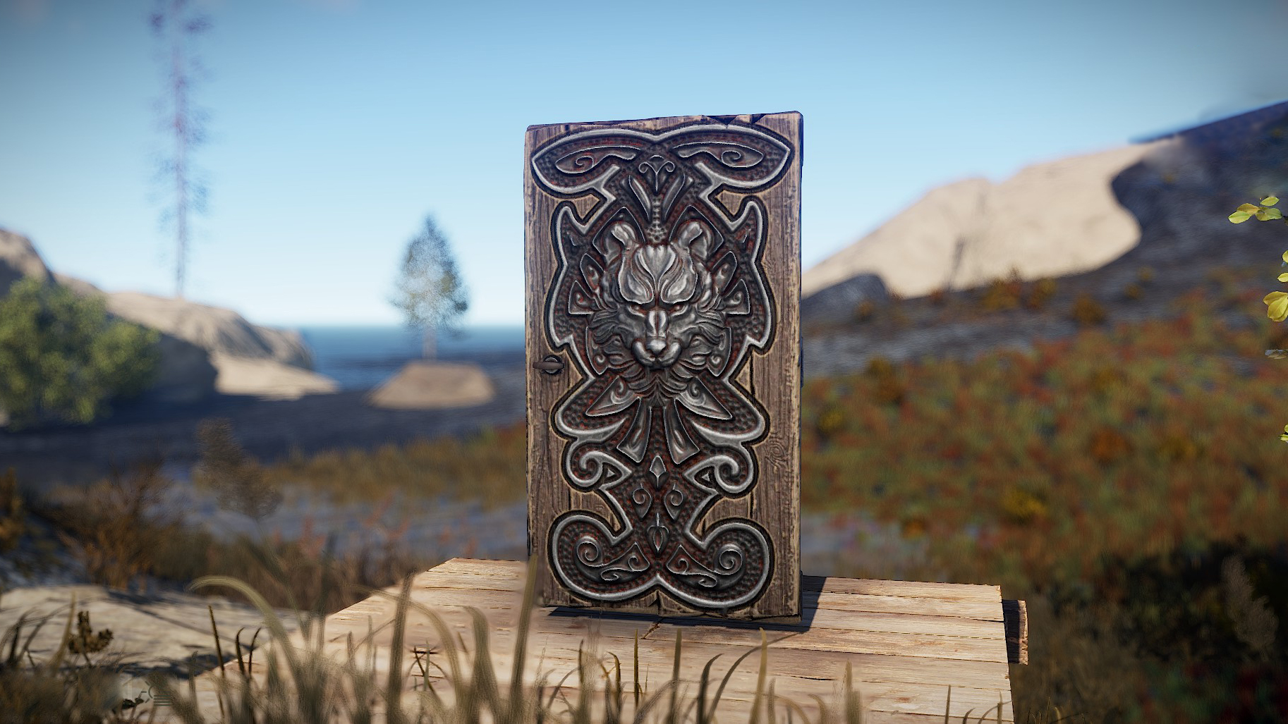 Wolf Den Wooden Door thumbnail 2