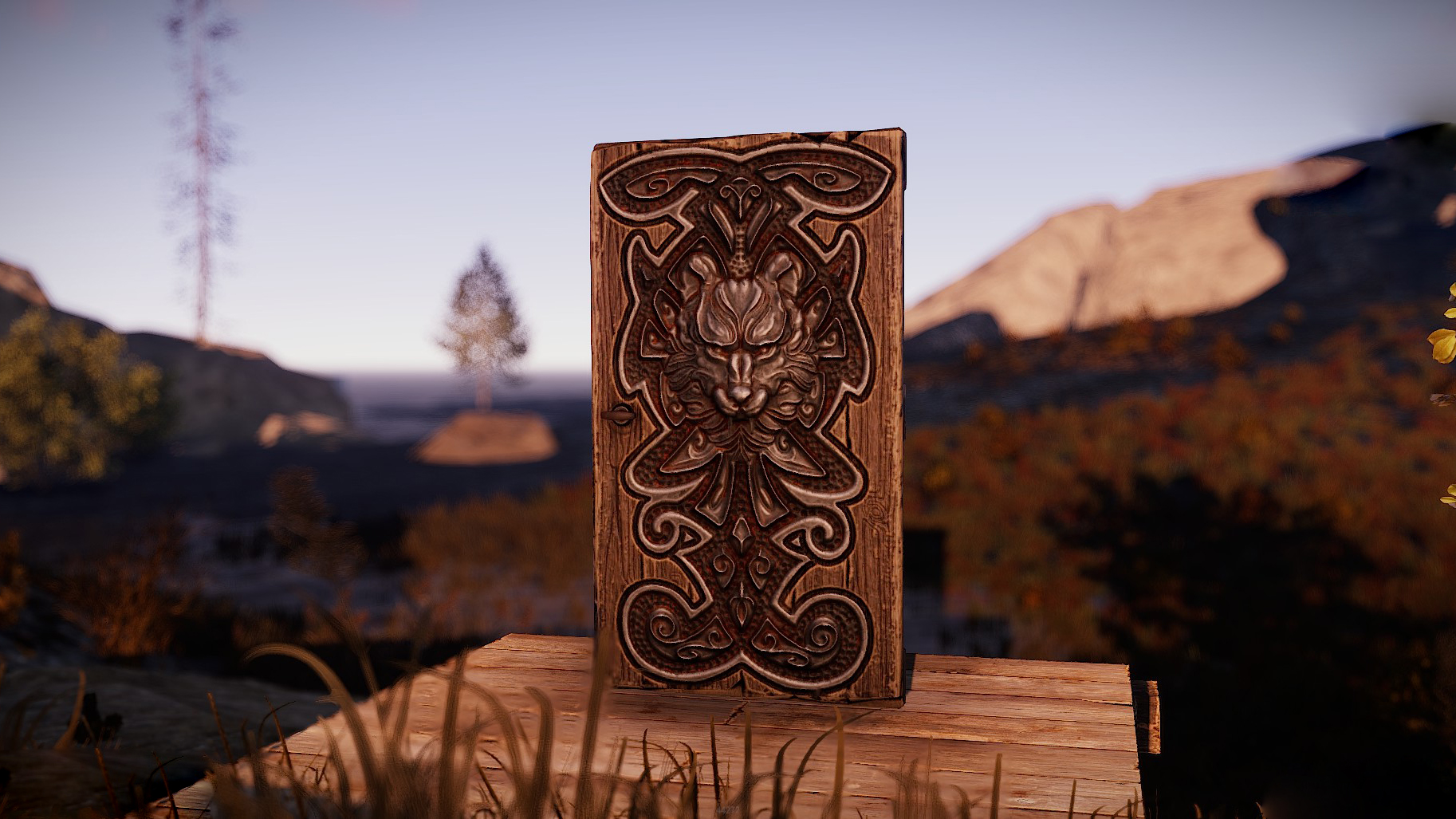 Wolf Den Wooden Door thumbnail 3