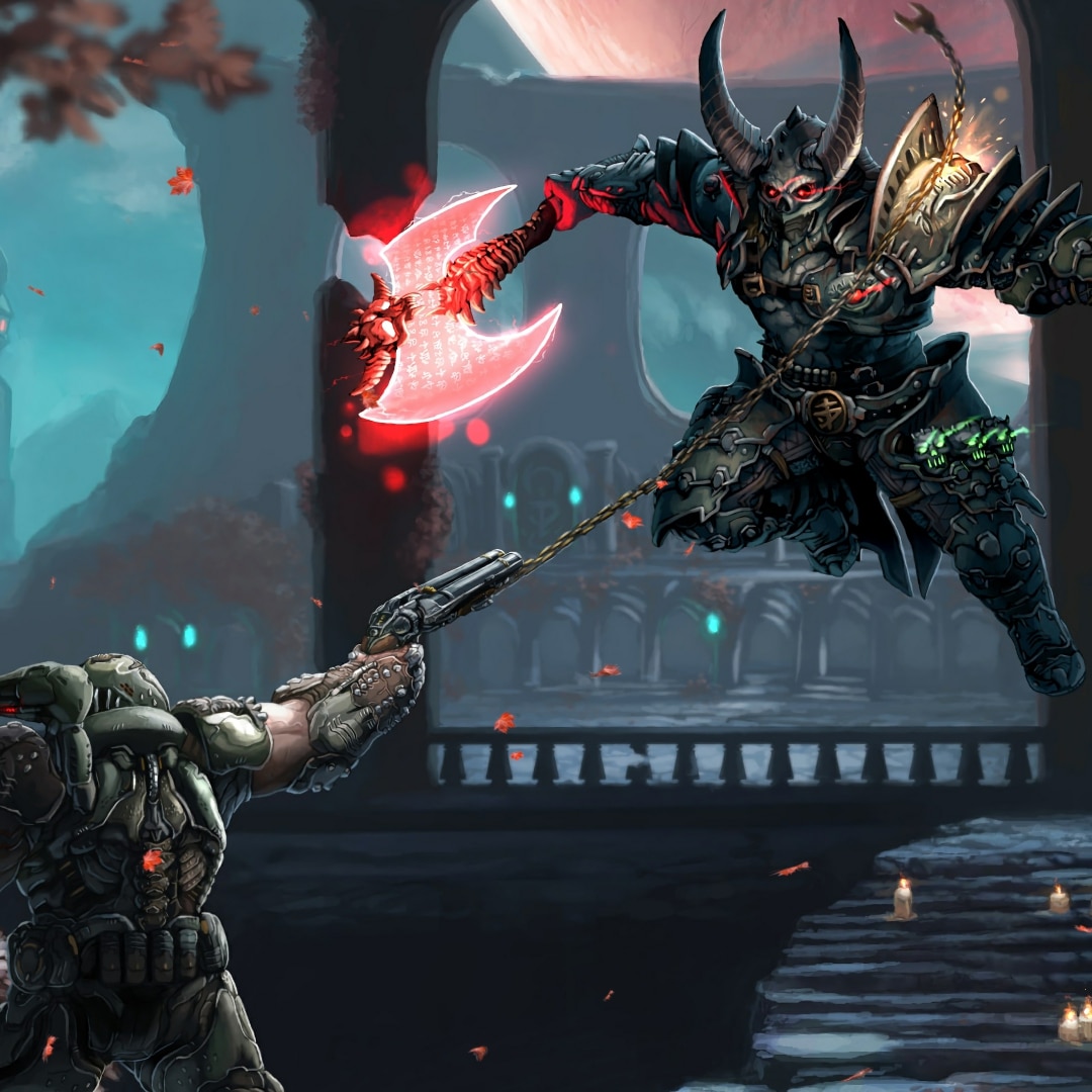 Doom eternal учетную запись. Мародер дум Этернал. Doom (игра, 2016)