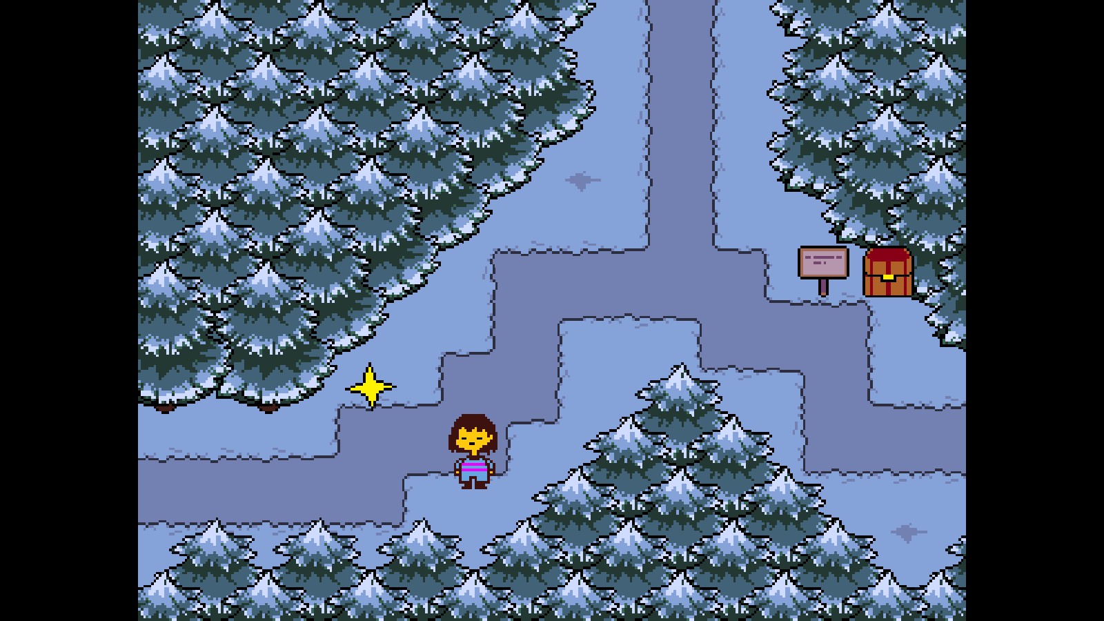 Карта undertale сноуден