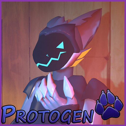 I have made myself a glow in the dark protogen player model for Minecraft  using the customizable player models mod : r/protogen