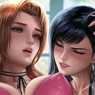 Tifa Lockhart & Aerith Gainsborough / X-Ray +18 / NSFW & SFW