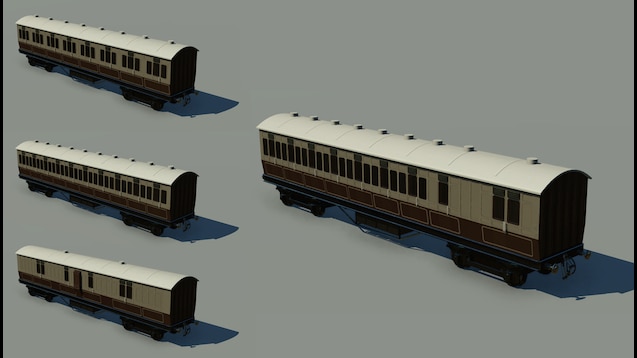 Steam Workshop Dual Tone Passenger Compartment Carriages Late Bogies Addon