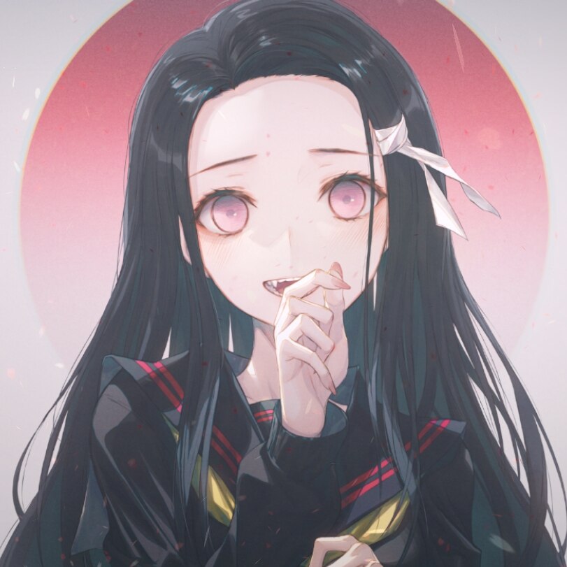 Nezuko 1920 x 1080 [falling sakura petals] (Kimetsu no Yaiba)