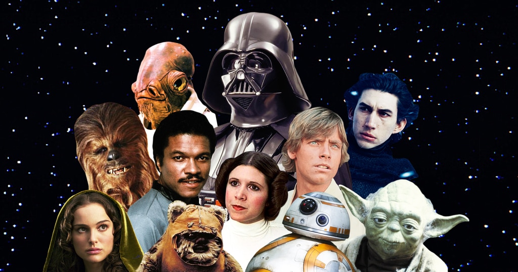 L@@K Darth Vader Necktie Yoda The Force Luke Skywalker Star Wars 
