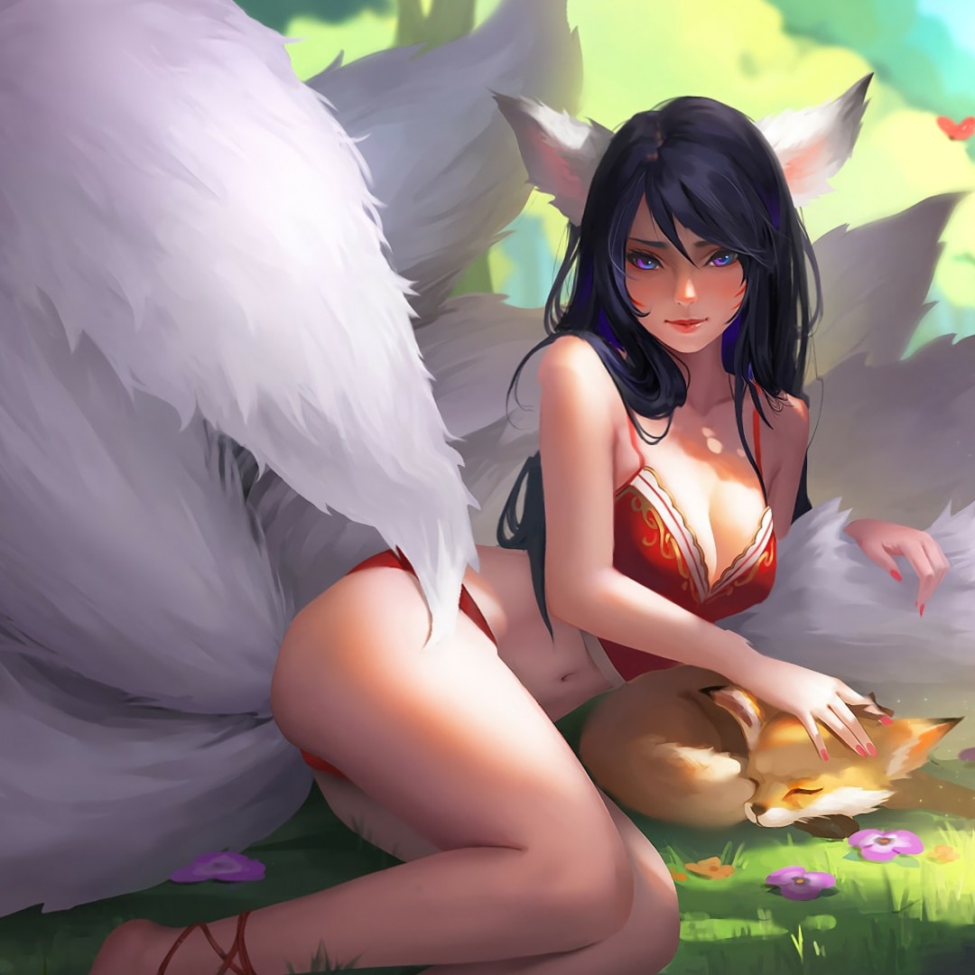 Ahri Fox League Of Legends