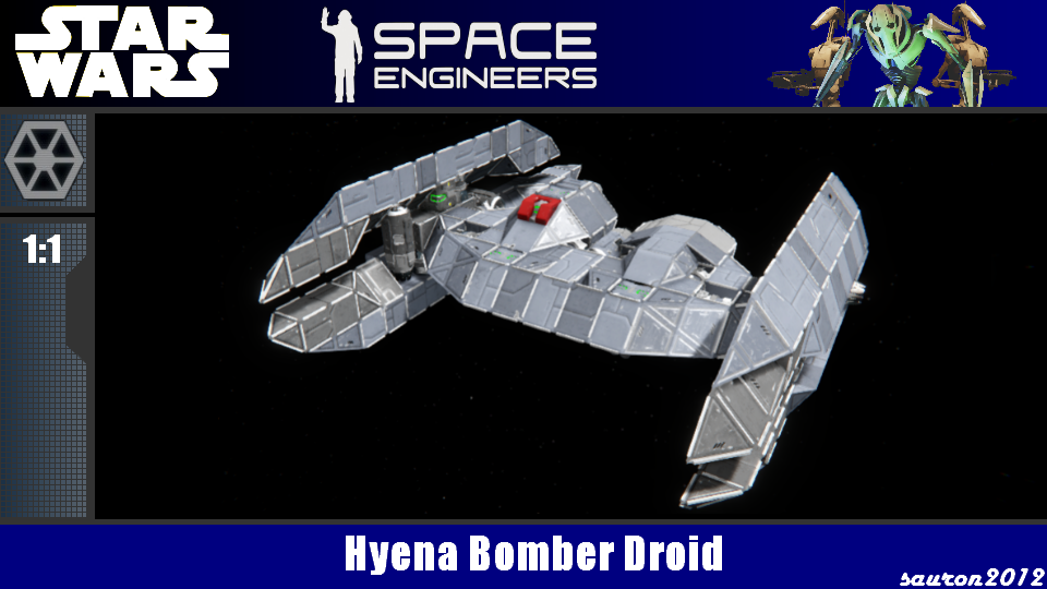 Star Wars Hyena Bomber Droid