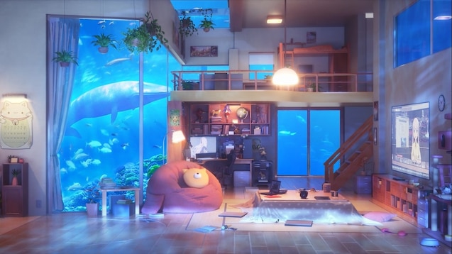 Steam Workshop::Underwater Anime Room