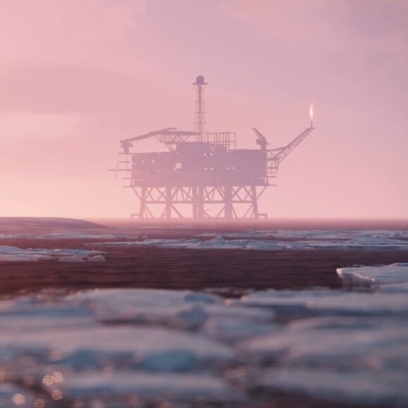 Rust oilrig