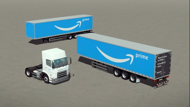 Steam Workshop Amazon Prime Truck Semi Trailer Prop