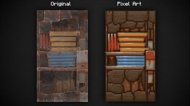 Steam Workshop Pixel Metal Door Realistic Version