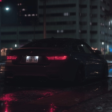 BMW M4 NIGHT RAIN