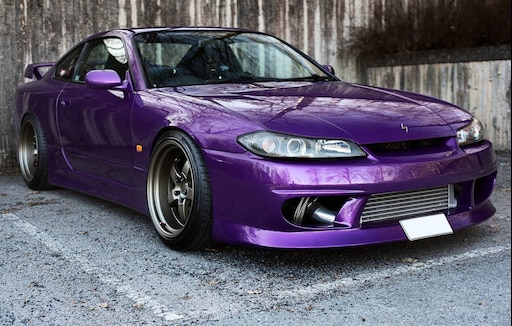 Как выглядит фиолетовая машина Как выглядит фиолетовая машина