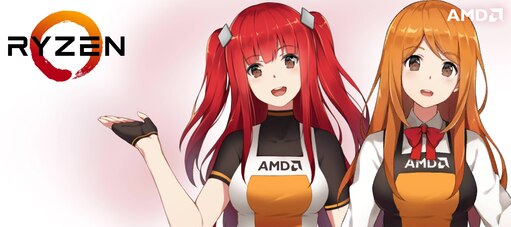Маскоты AMD Ryzen